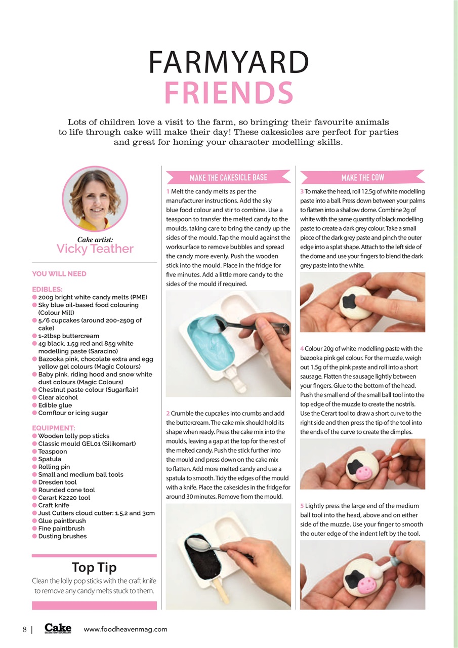 Cake Decoration & Sugarcraft Magazine Preview Pages