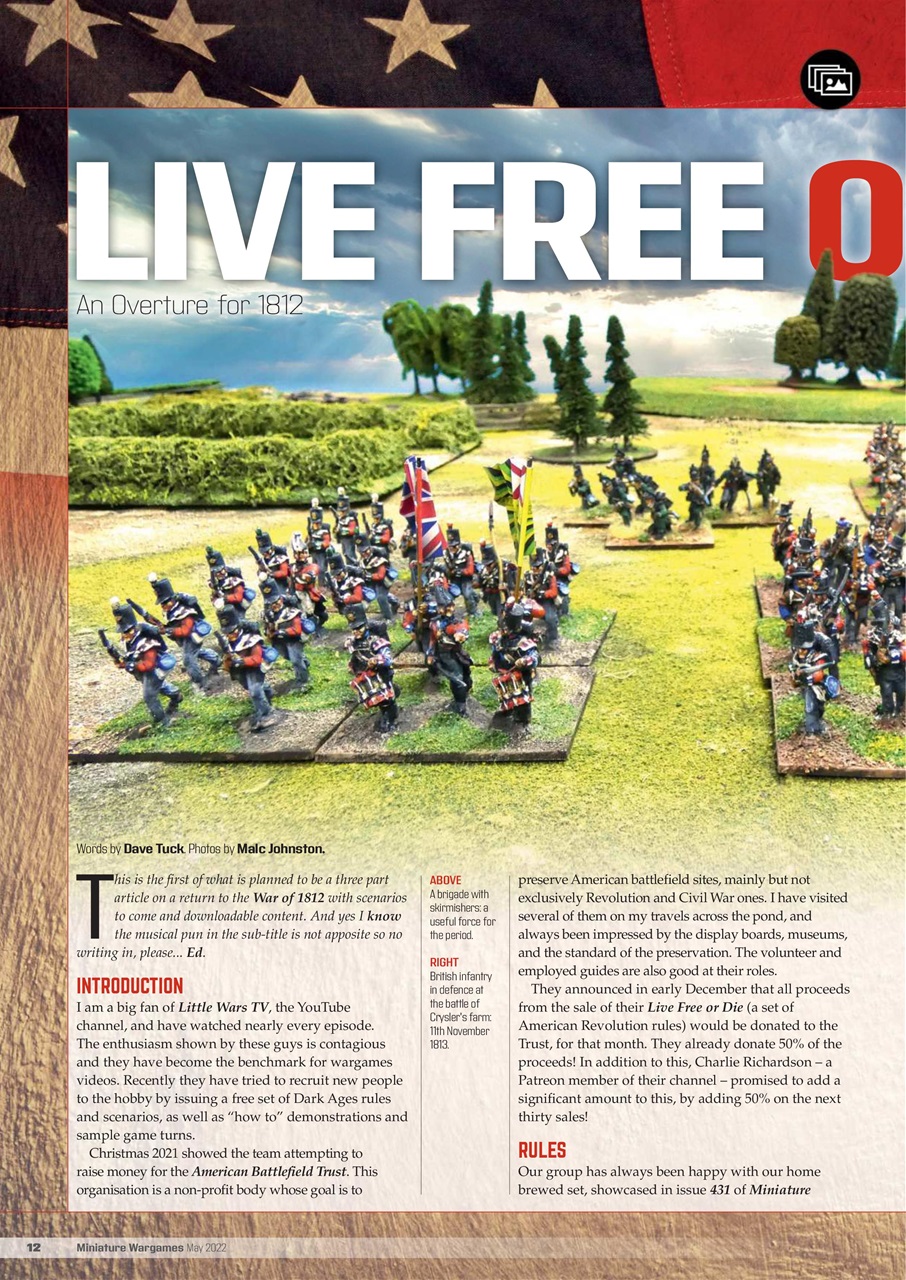 Miniature Wargames Preview Pages