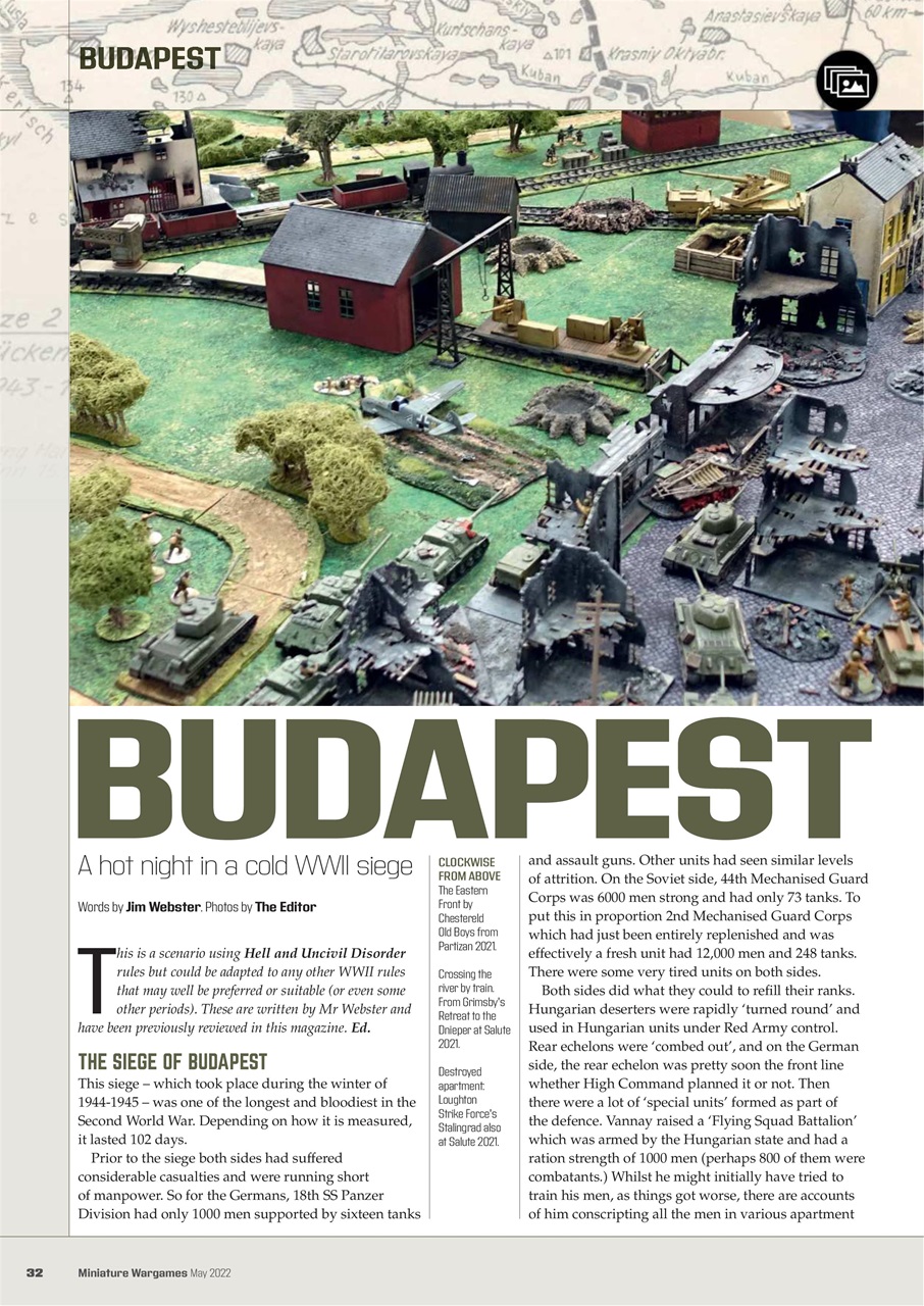 Miniature Wargames Preview Pages