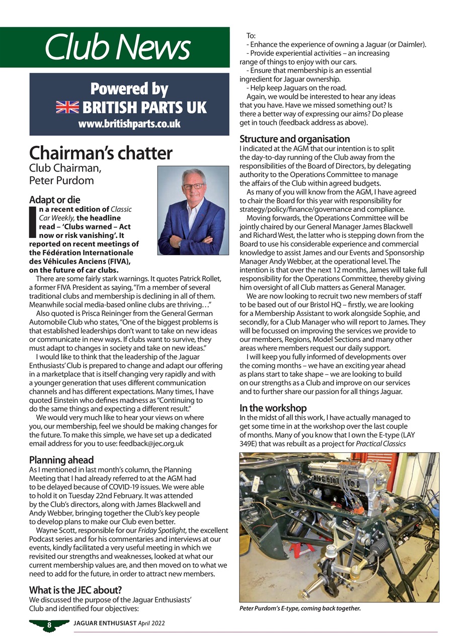 Jaguar Enthusiast Preview Pages