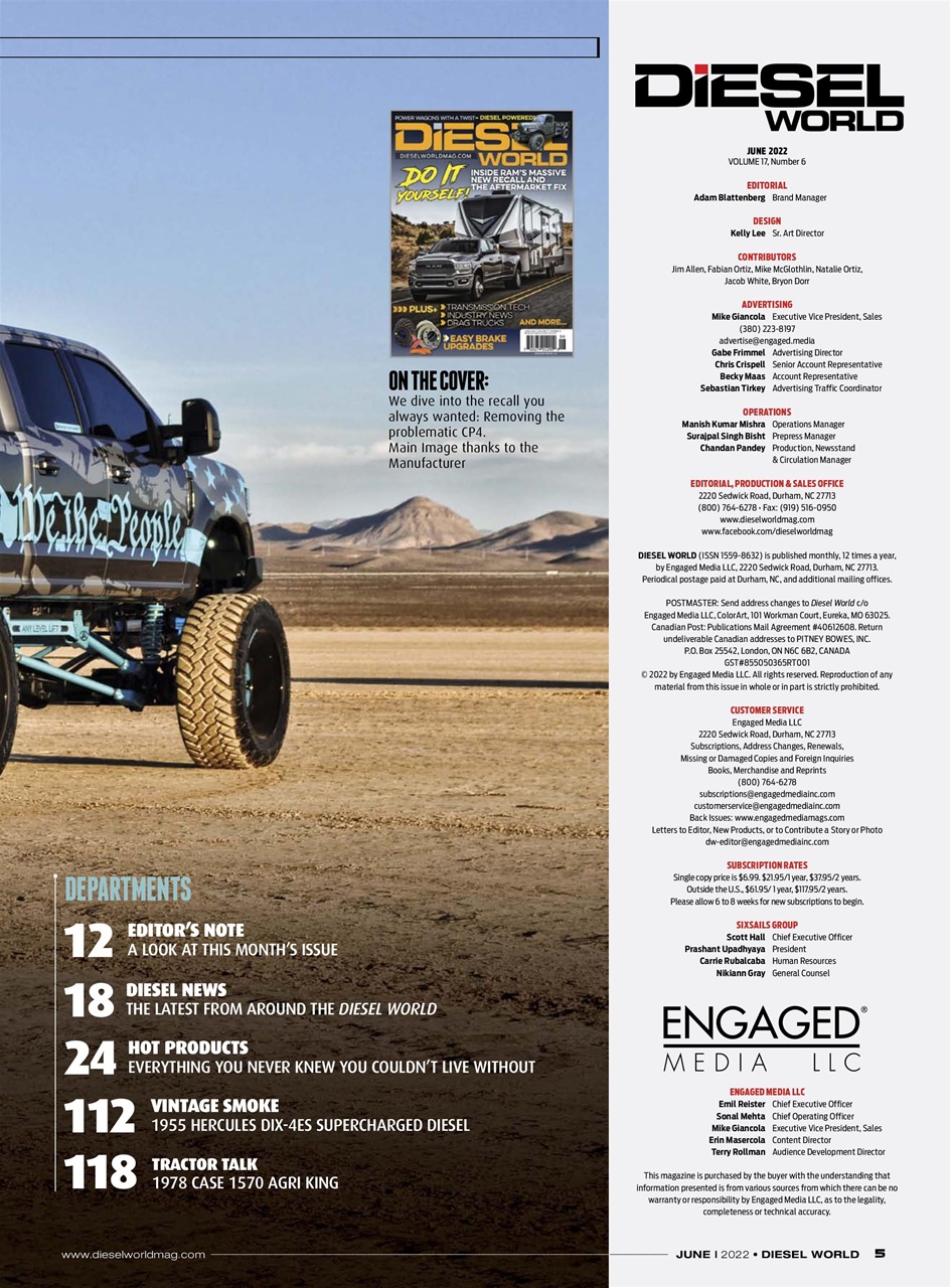 Diesel World Preview Pages