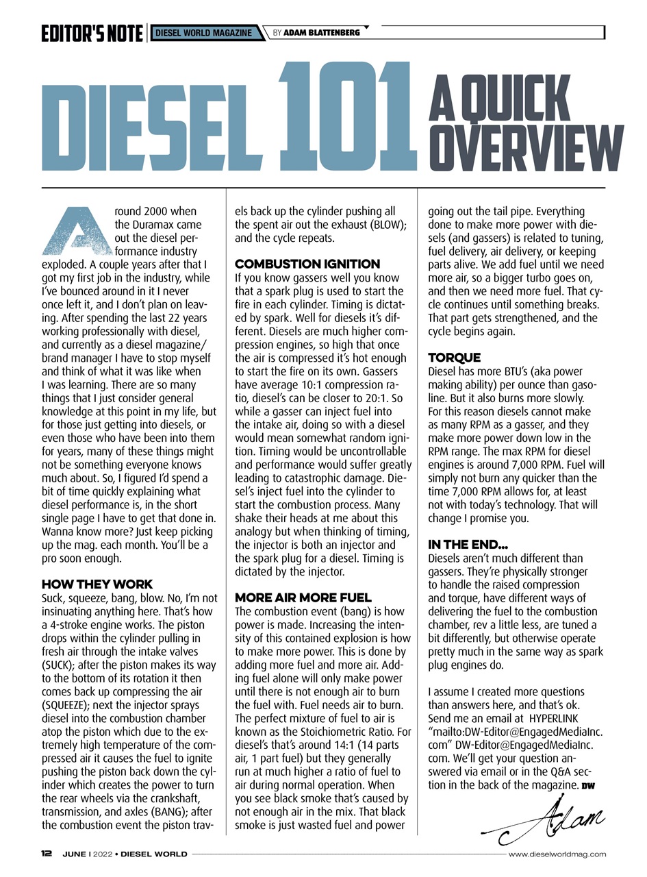 Diesel World Preview Pages
