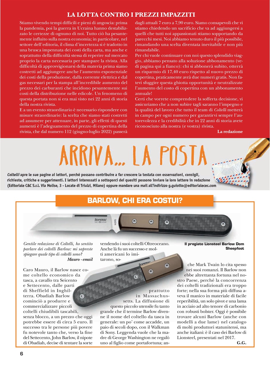 COLTELLI Preview Pages