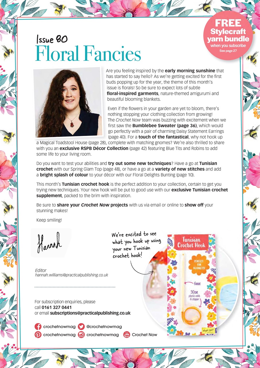 Crochet Now Magazine Preview Pages