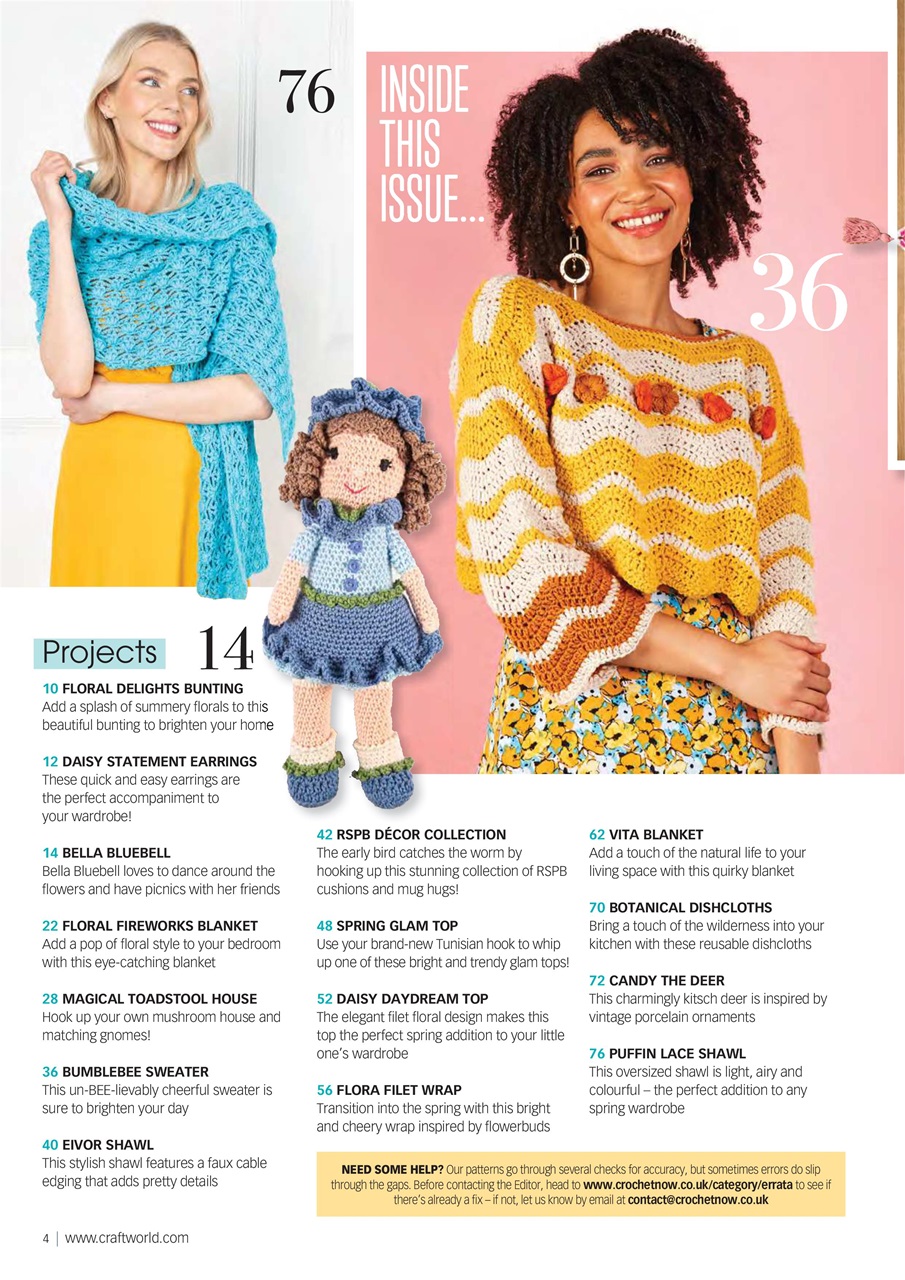 Crochet Now Magazine Preview Pages