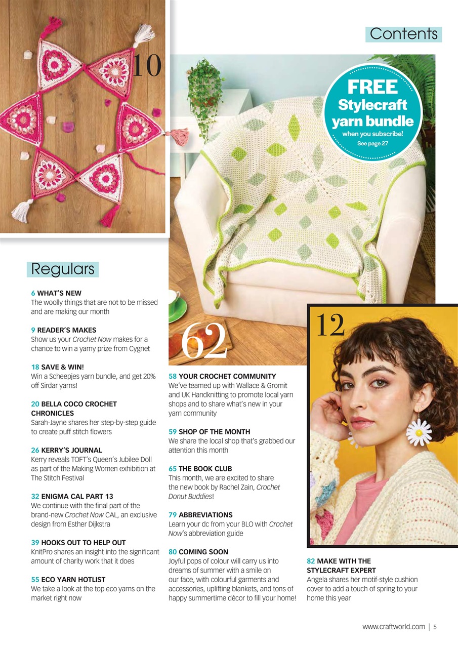 Crochet Now Magazine Preview Pages