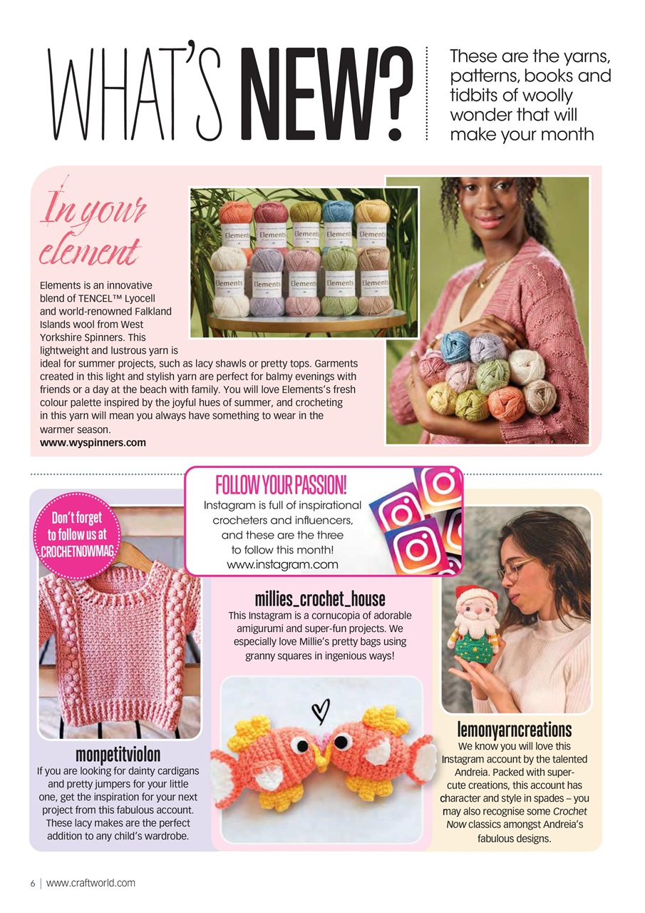 Crochet Now Magazine Preview Pages