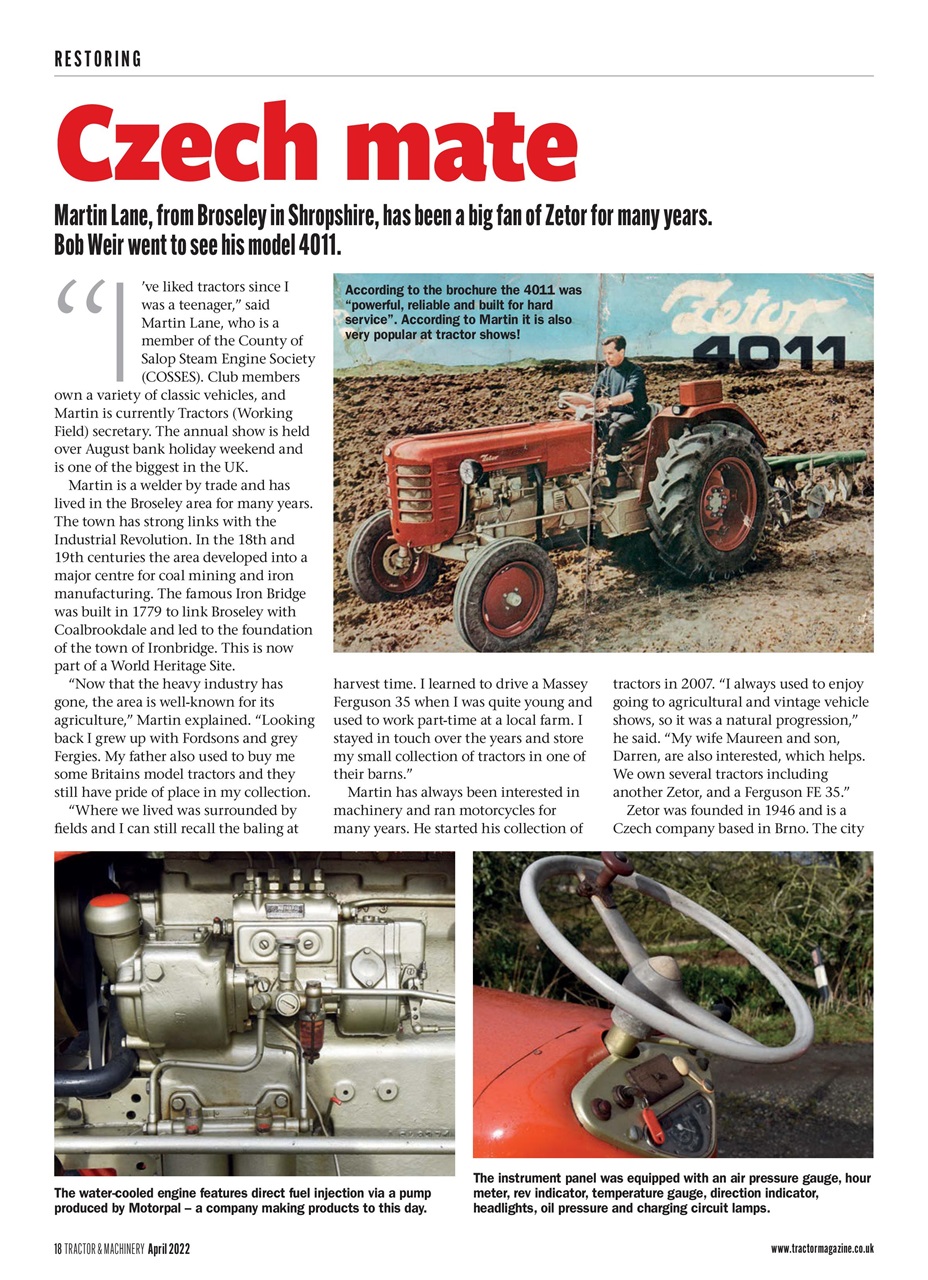 Tractor & Machinery Preview Pages