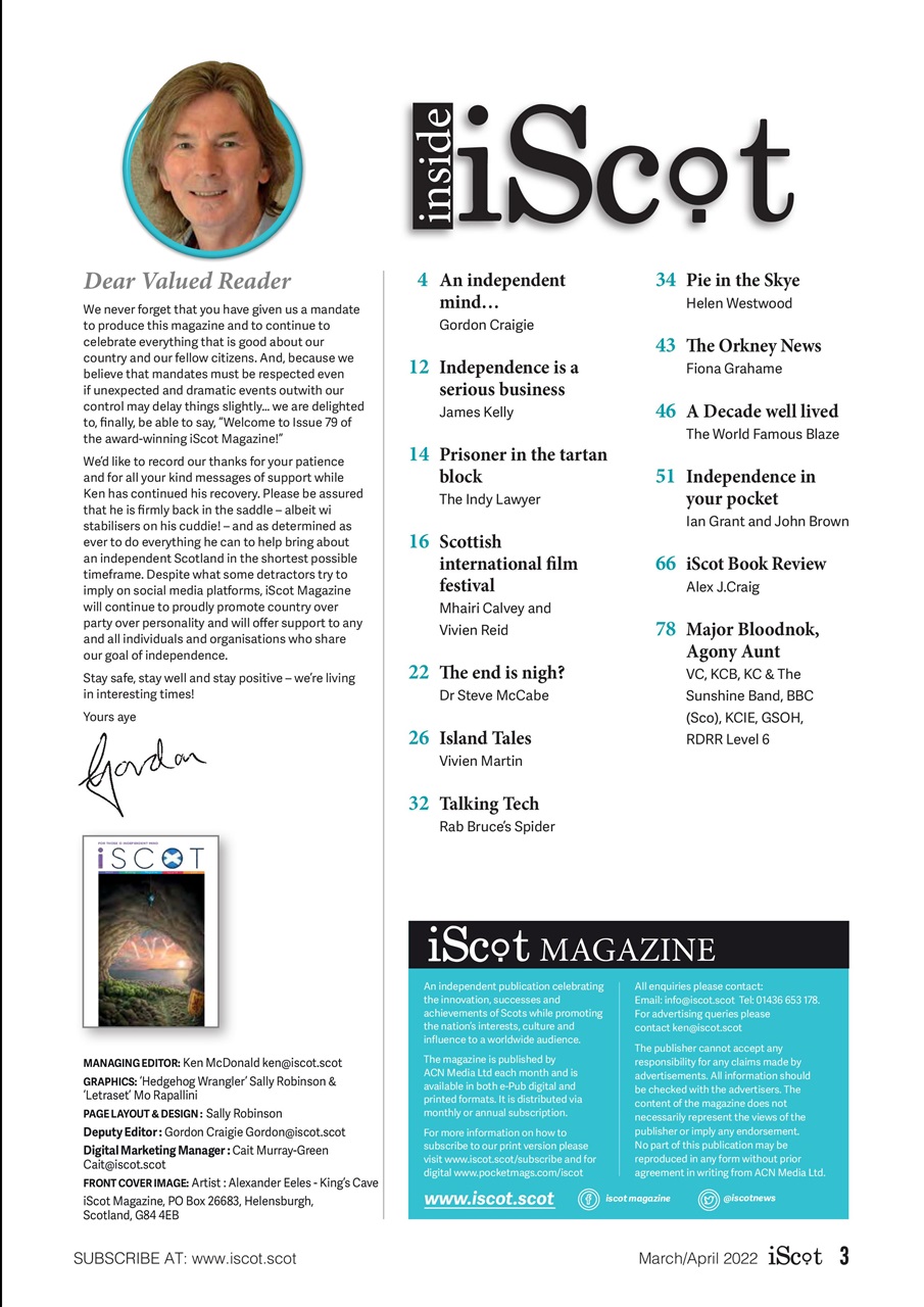 iScot Magazine Preview Pages