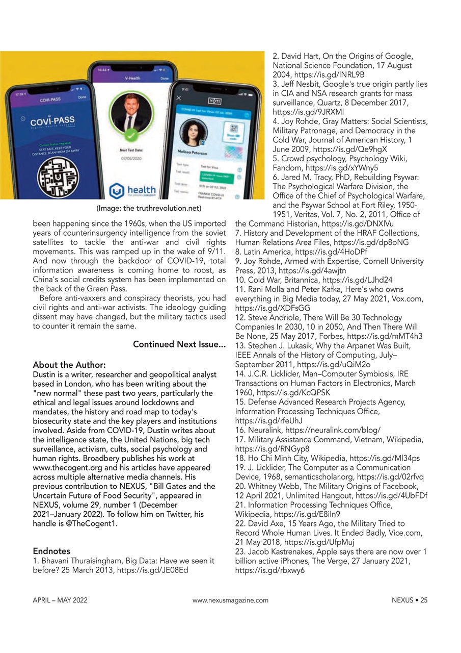 Nexus Magazine Preview Pages