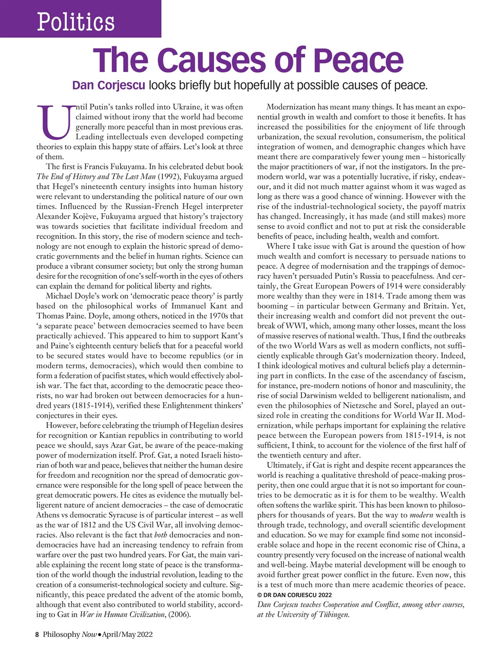 Philosophy Now Preview Pages