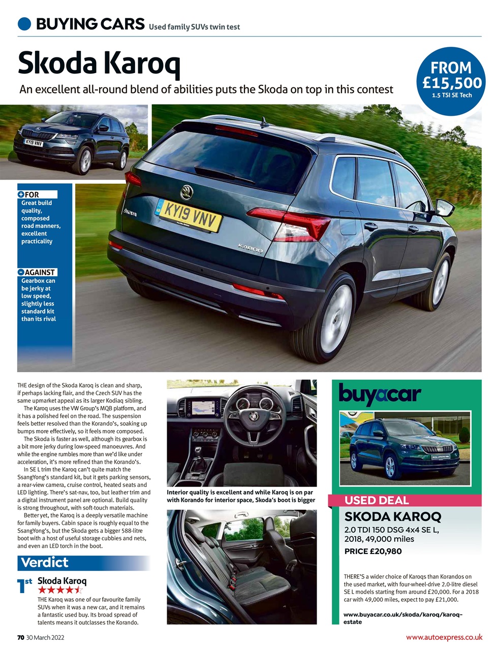 Auto Express Preview Pages