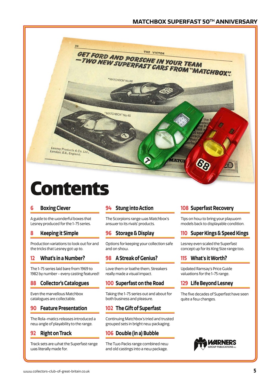Diecast Collector Preview Pages