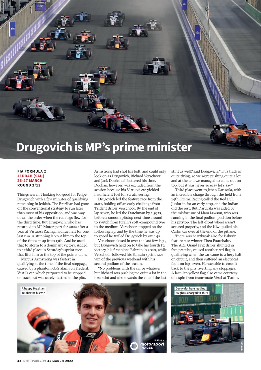Autosport Preview Pages