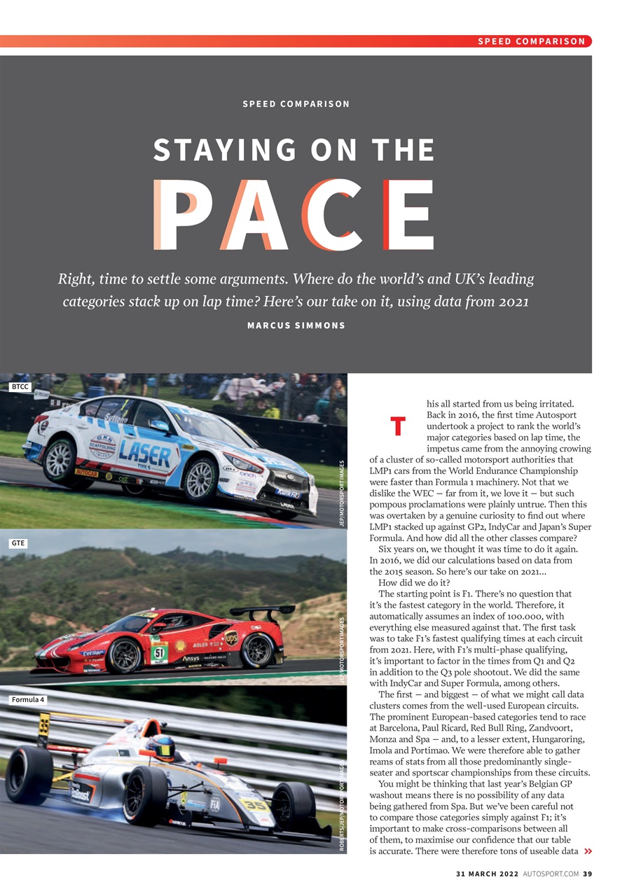 Autosport Preview Pages