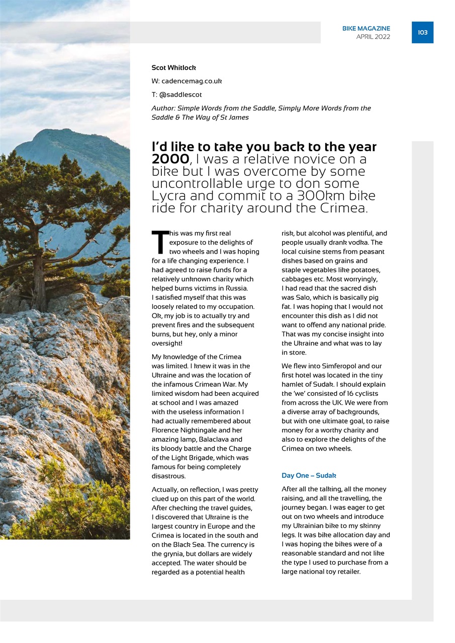BIKE Magazine Preview Pages