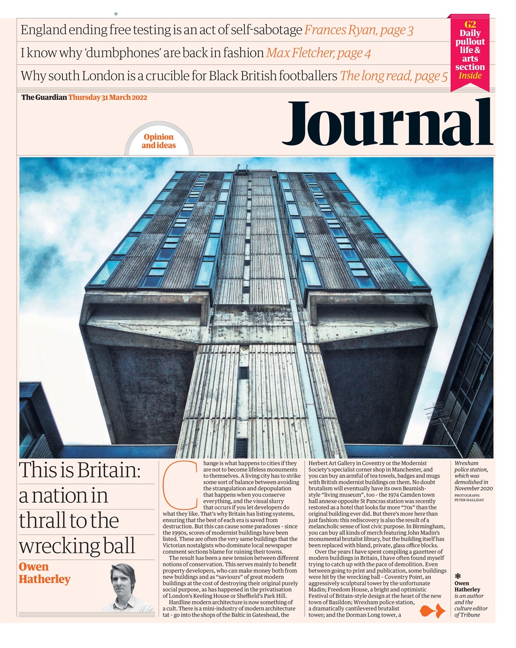 The Guardian Newspaper Preview Pages