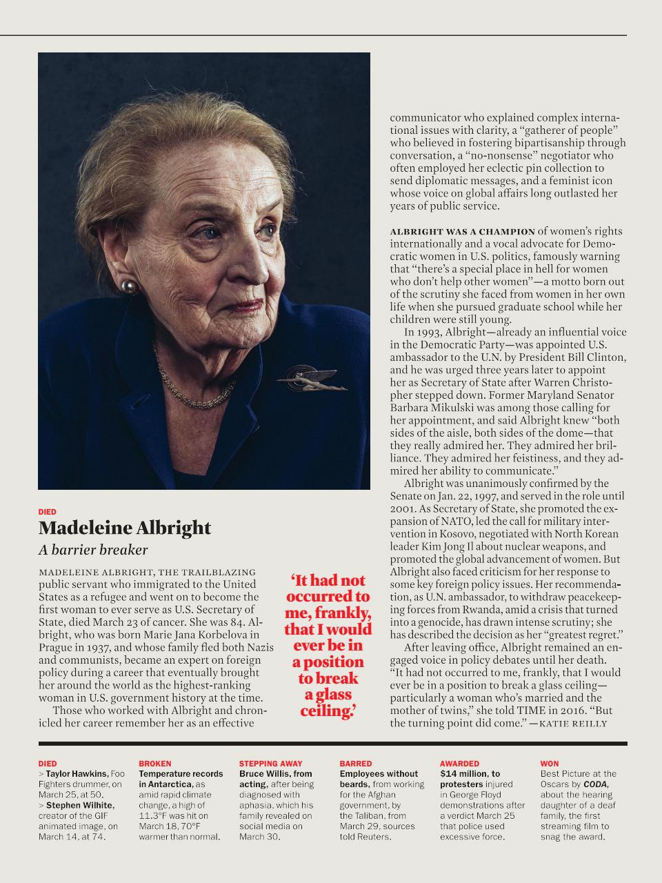 TIME Magazine Europe Preview Pages