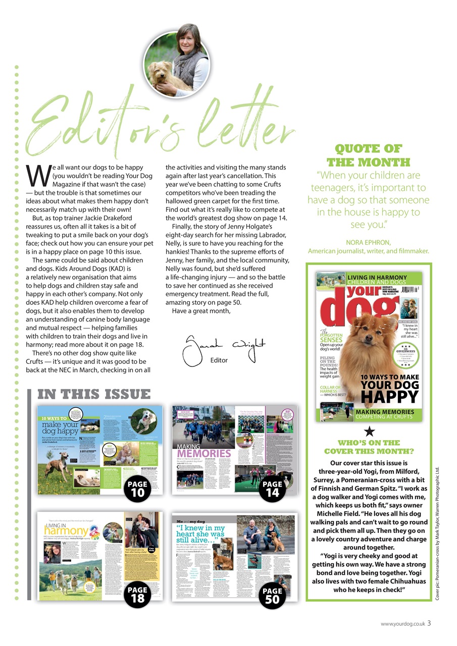 Your Dog Preview Pages