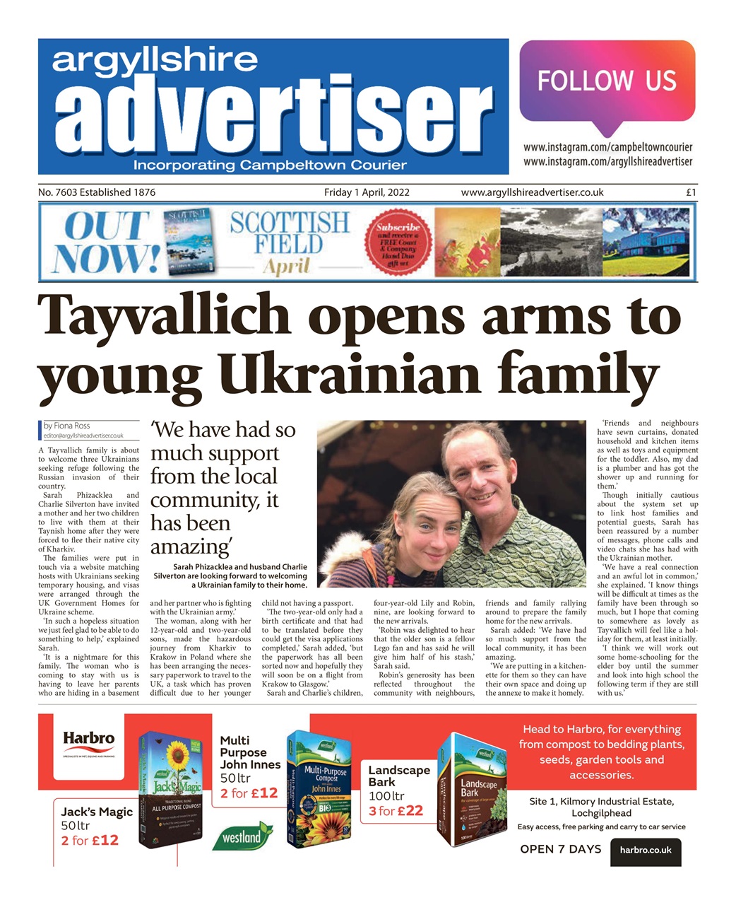 Argyllshire Advertiser Preview Pages