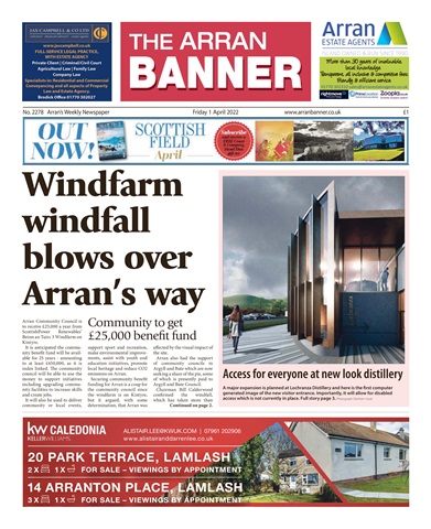 Arran Banner issue 01/04/2022