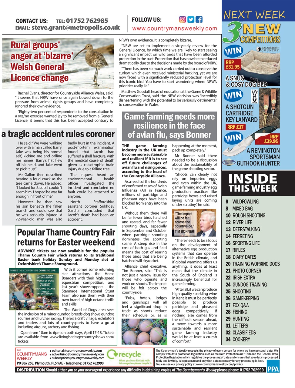 Countryman's Weekly Preview Pages