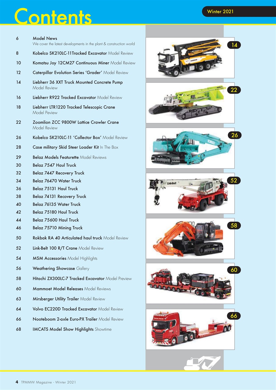 Truck, Plant & Machinery Model World Preview Pages
