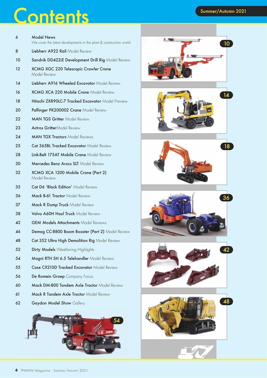 Truck, Plant & Machinery Model World Preview Pages