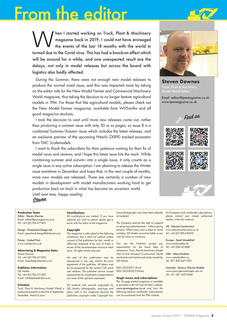 Truck, Plant & Machinery Model World Preview Pages