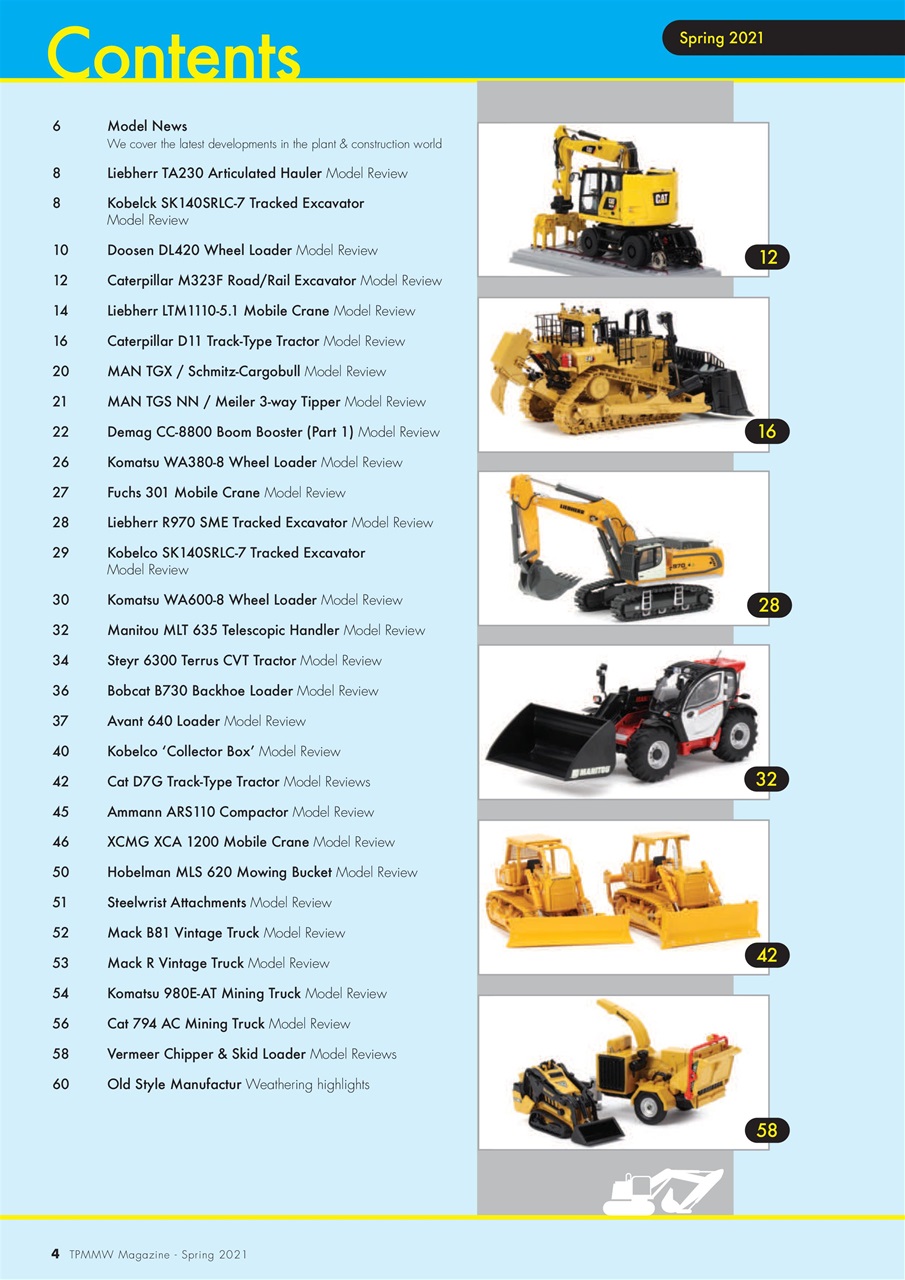 Truck, Plant & Machinery Model World Preview Pages