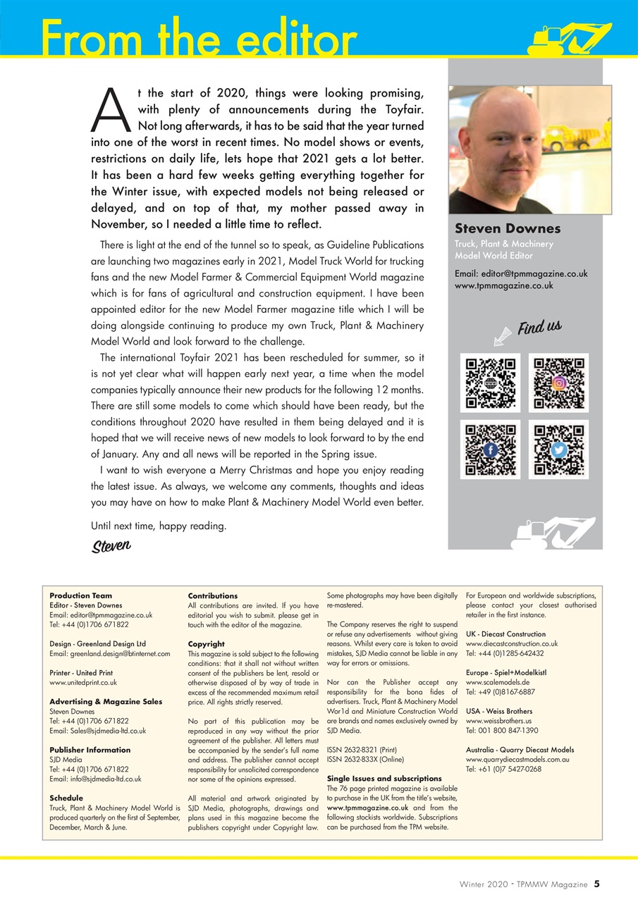 Truck, Plant & Machinery Model World Preview Pages