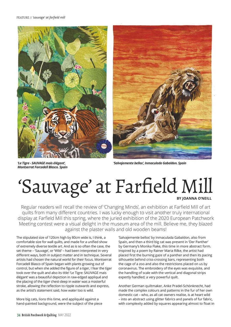 Patchwork and Quilting Preview Pages