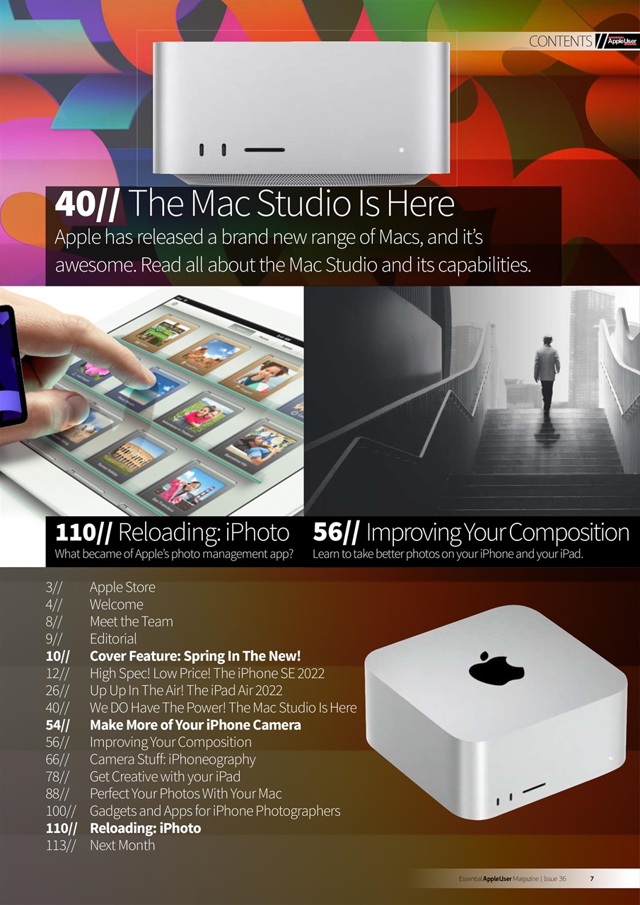 Essential Apple User Preview Pages