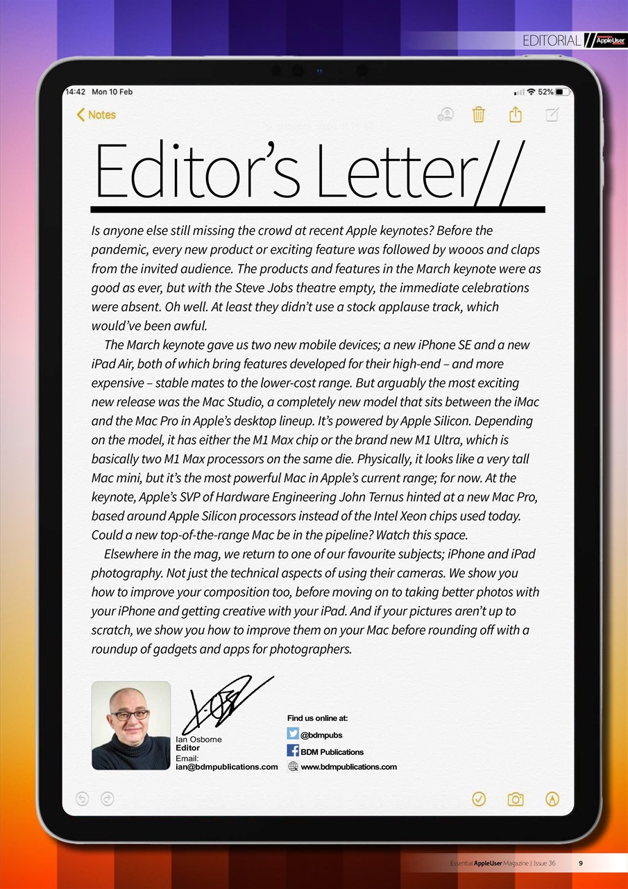 Essential Apple User Preview Pages