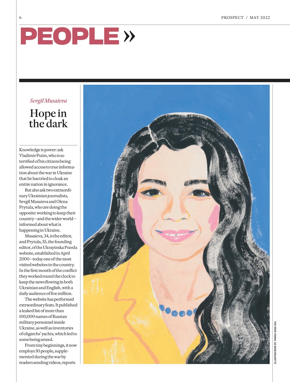 Prospect Magazine Preview Pages