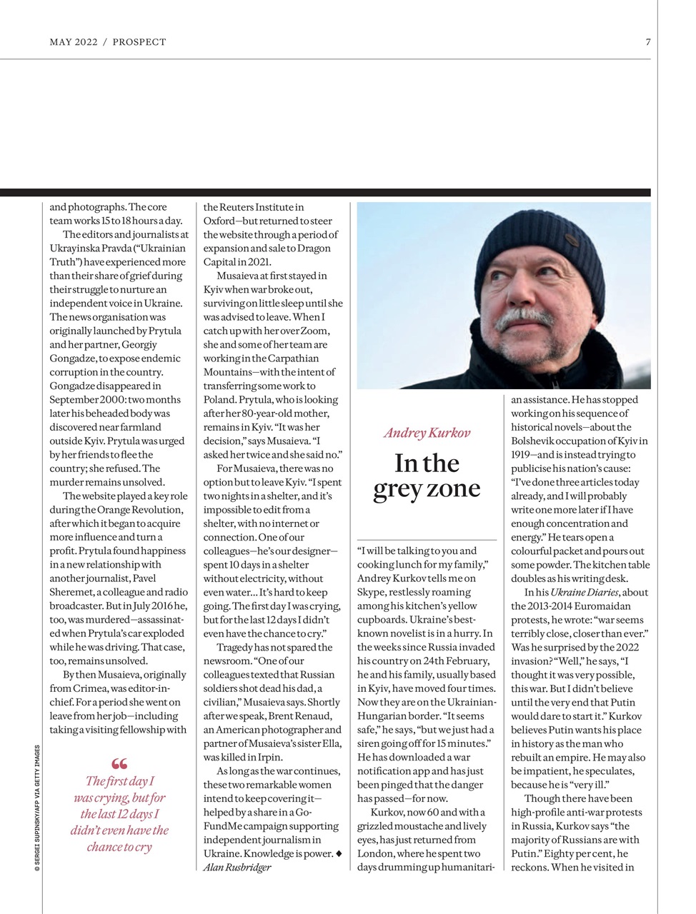 Prospect Magazine Preview Pages