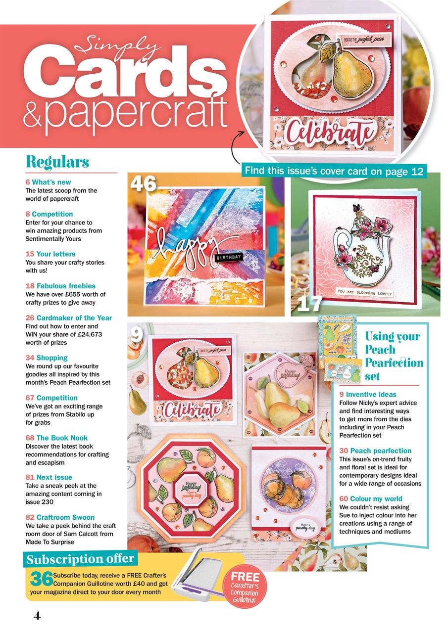 Simply Cards & Papercraft Preview Pages