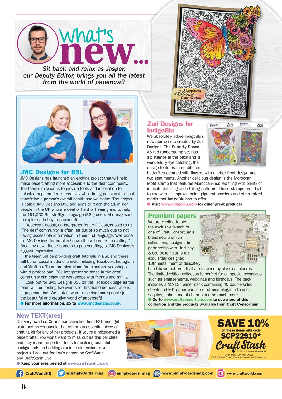 Simply Cards & Papercraft Preview Pages