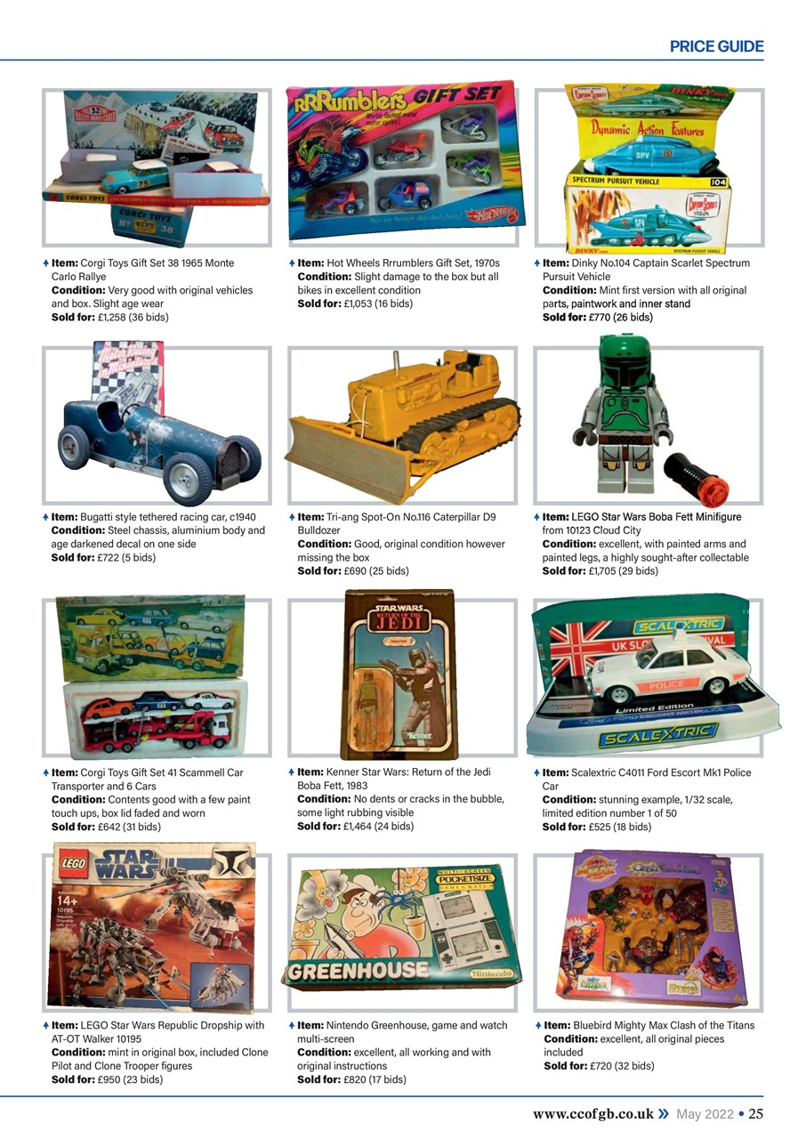 Collectors Gazette Preview Pages