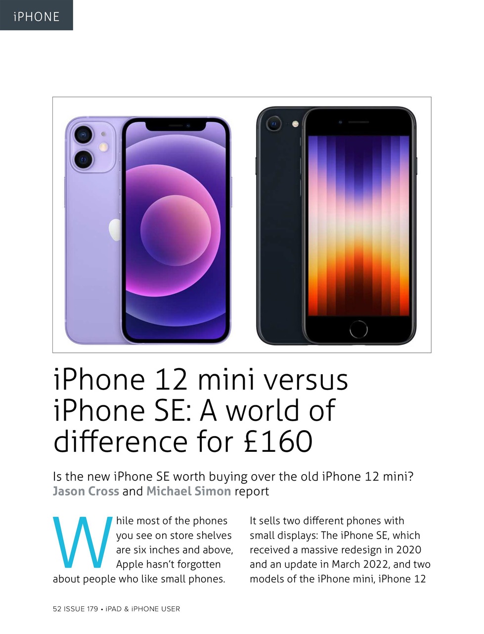 iPad and iPhone User Preview Pages