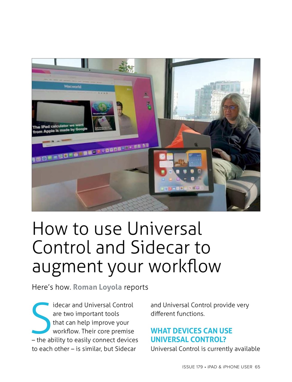 iPad and iPhone User Preview Pages