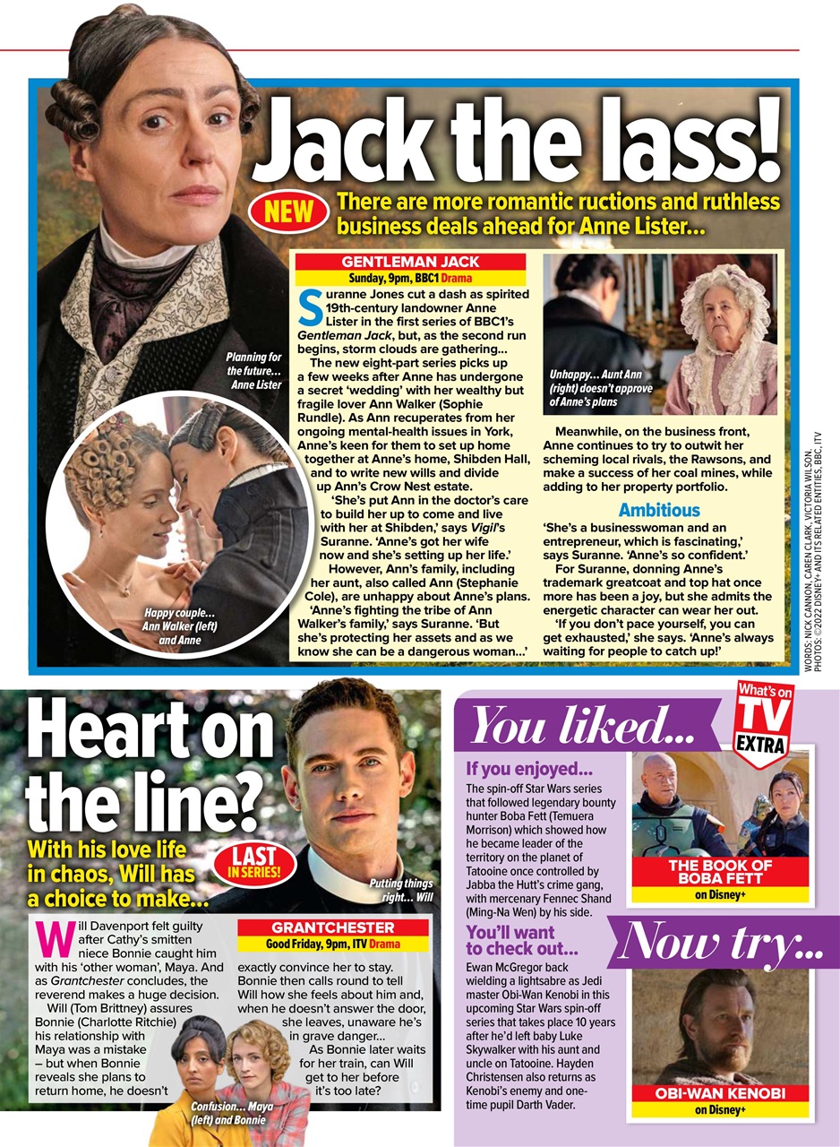What's on TV Preview Pages