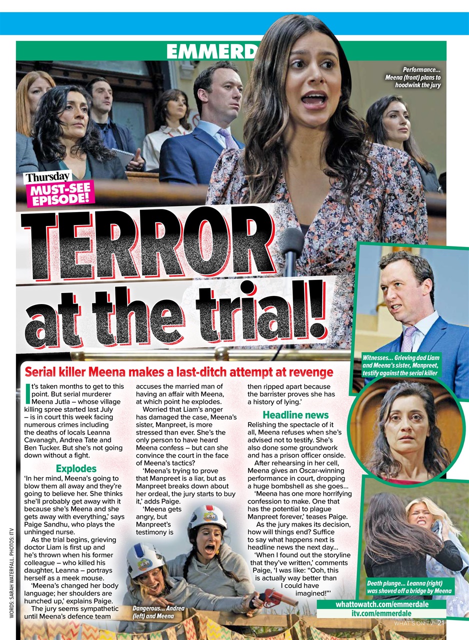 What's on TV Preview Pages