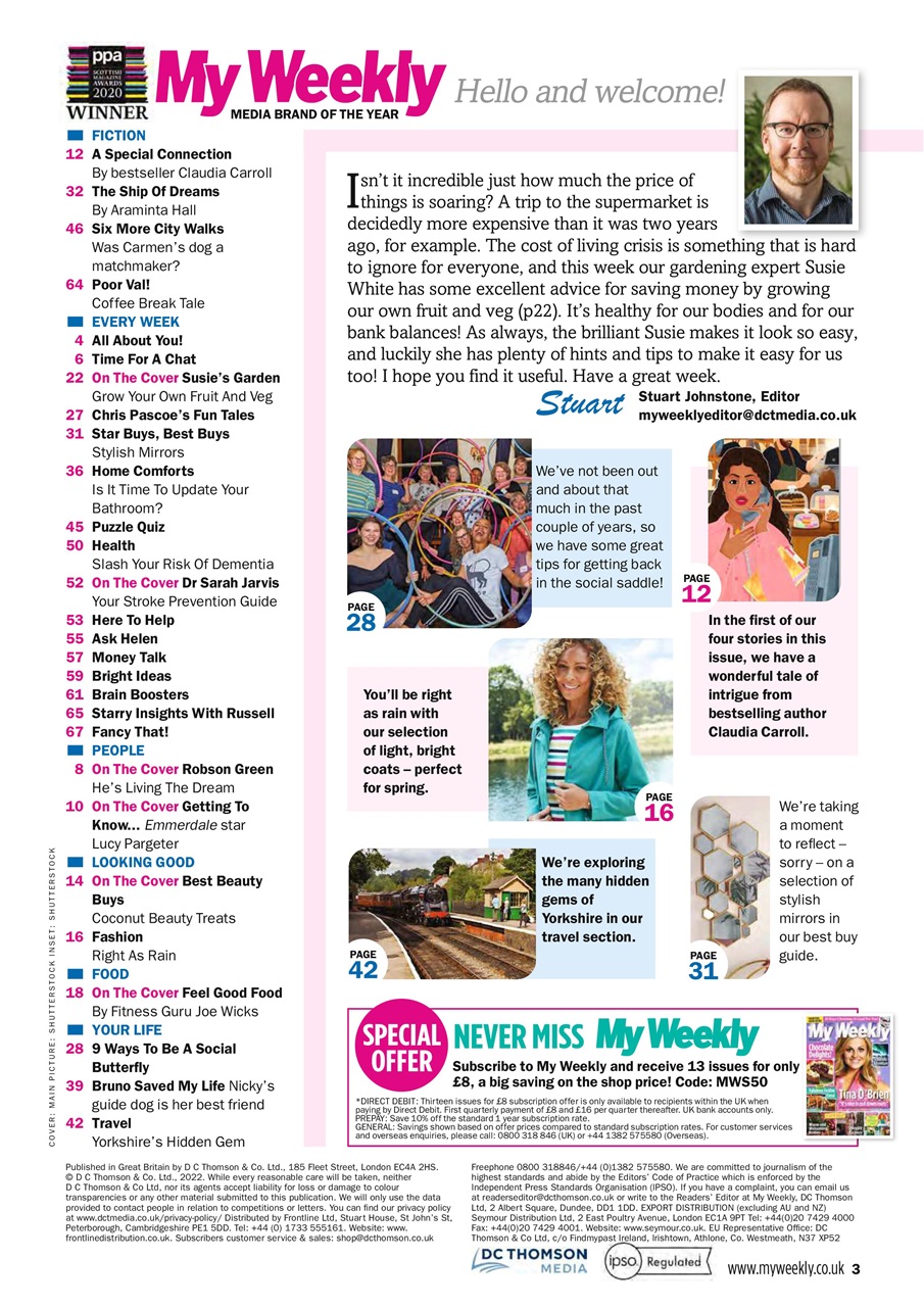 My Weekly Preview Pages