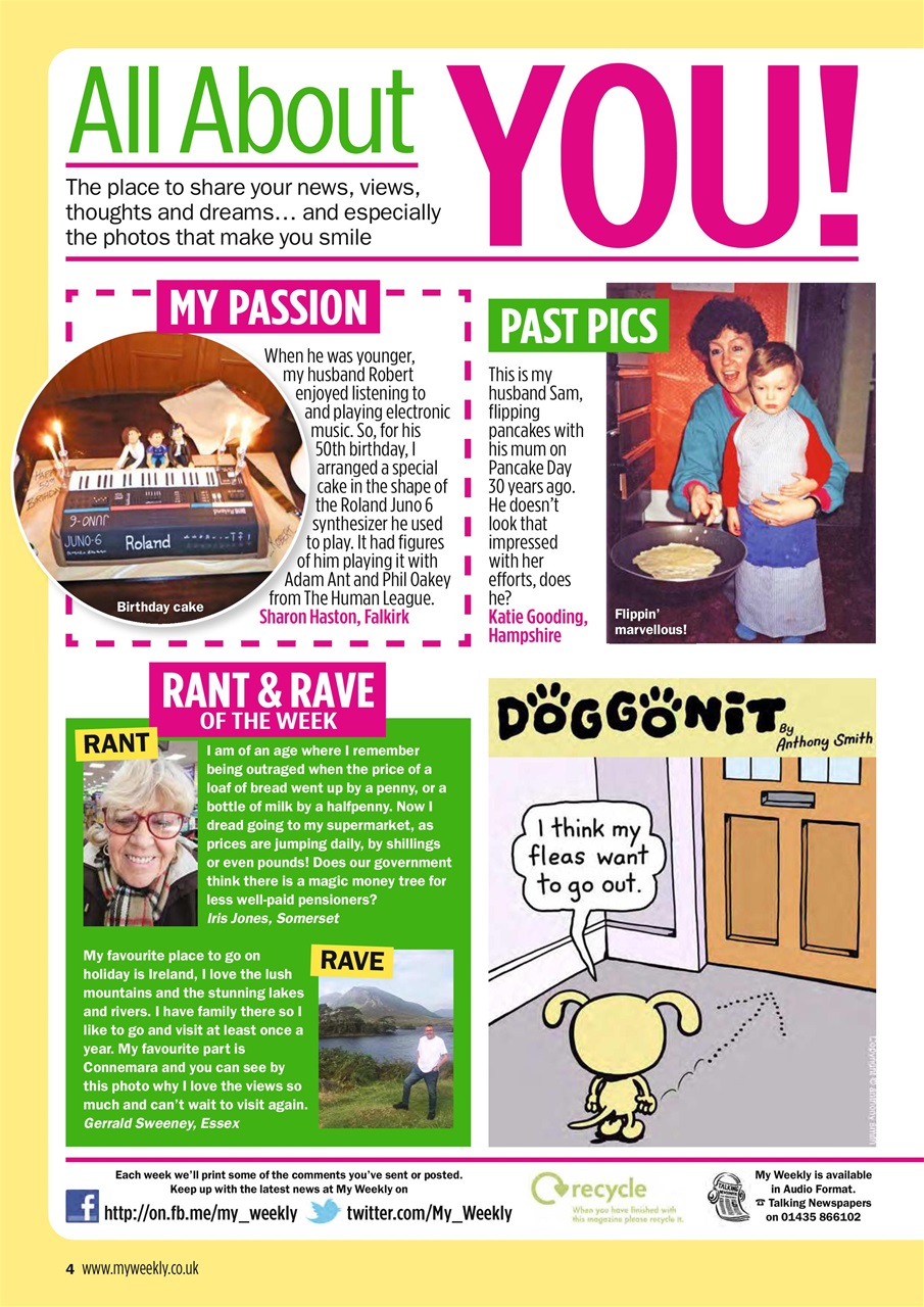 My Weekly Preview Pages