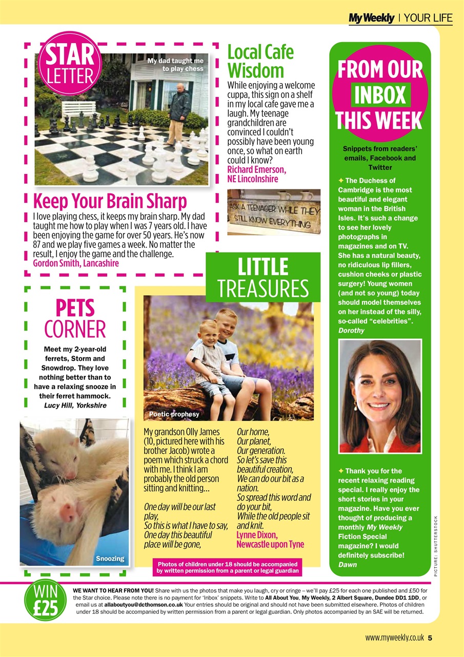 My Weekly Preview Pages