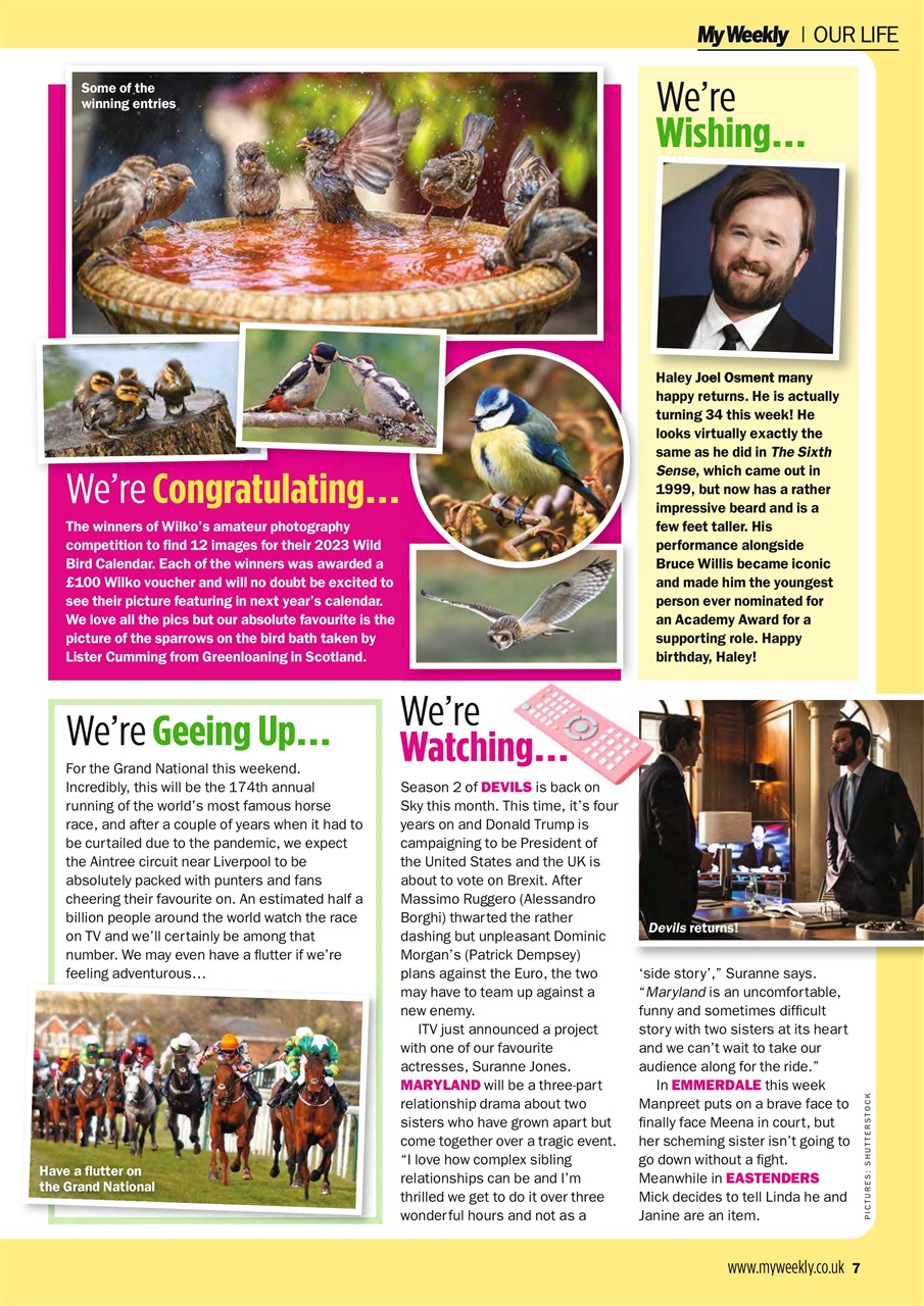 My Weekly Preview Pages