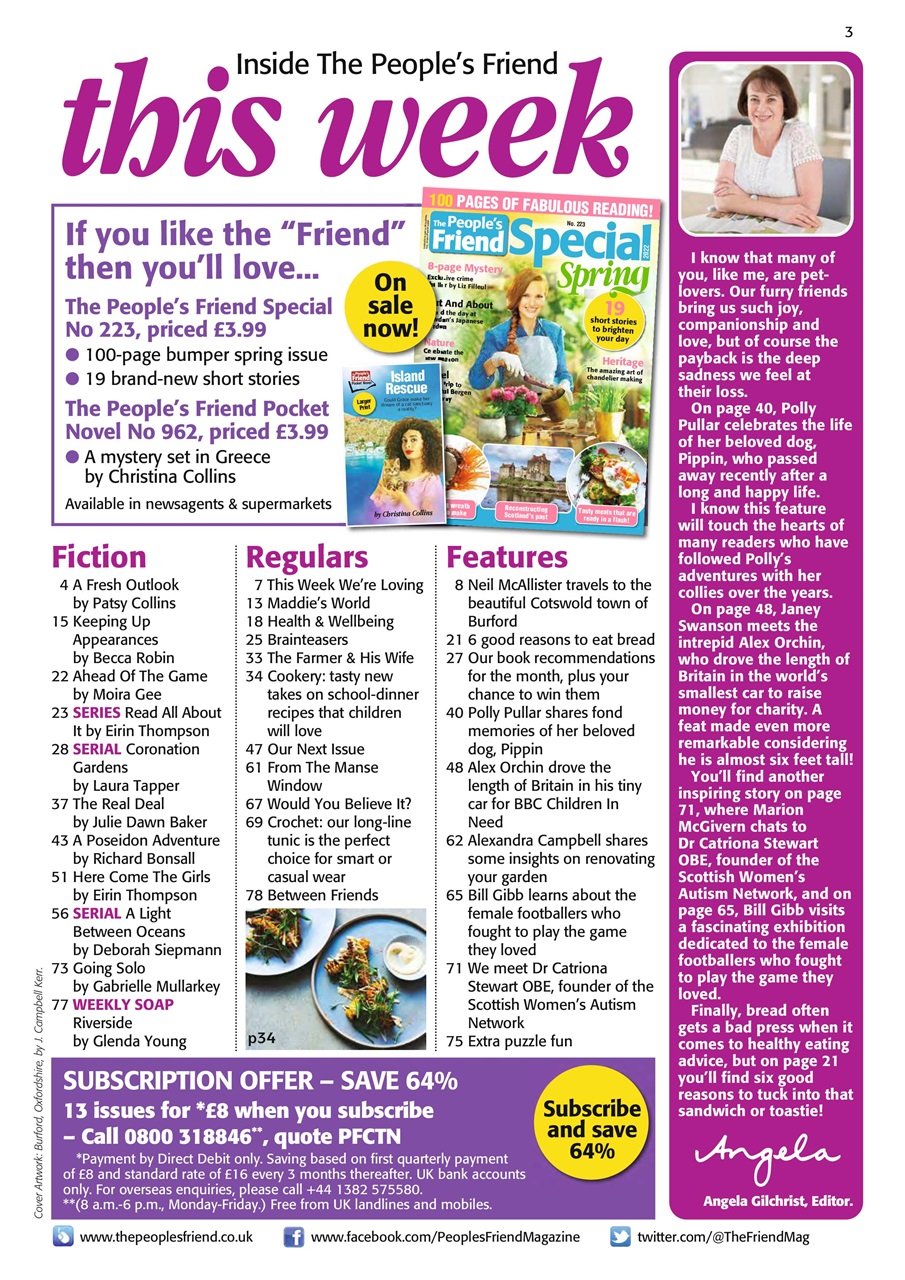 The People’s Friend Preview Pages