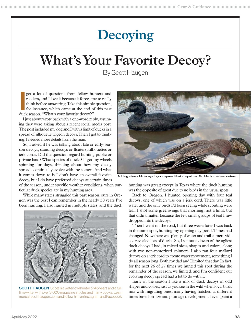 American Waterfowler Preview Pages