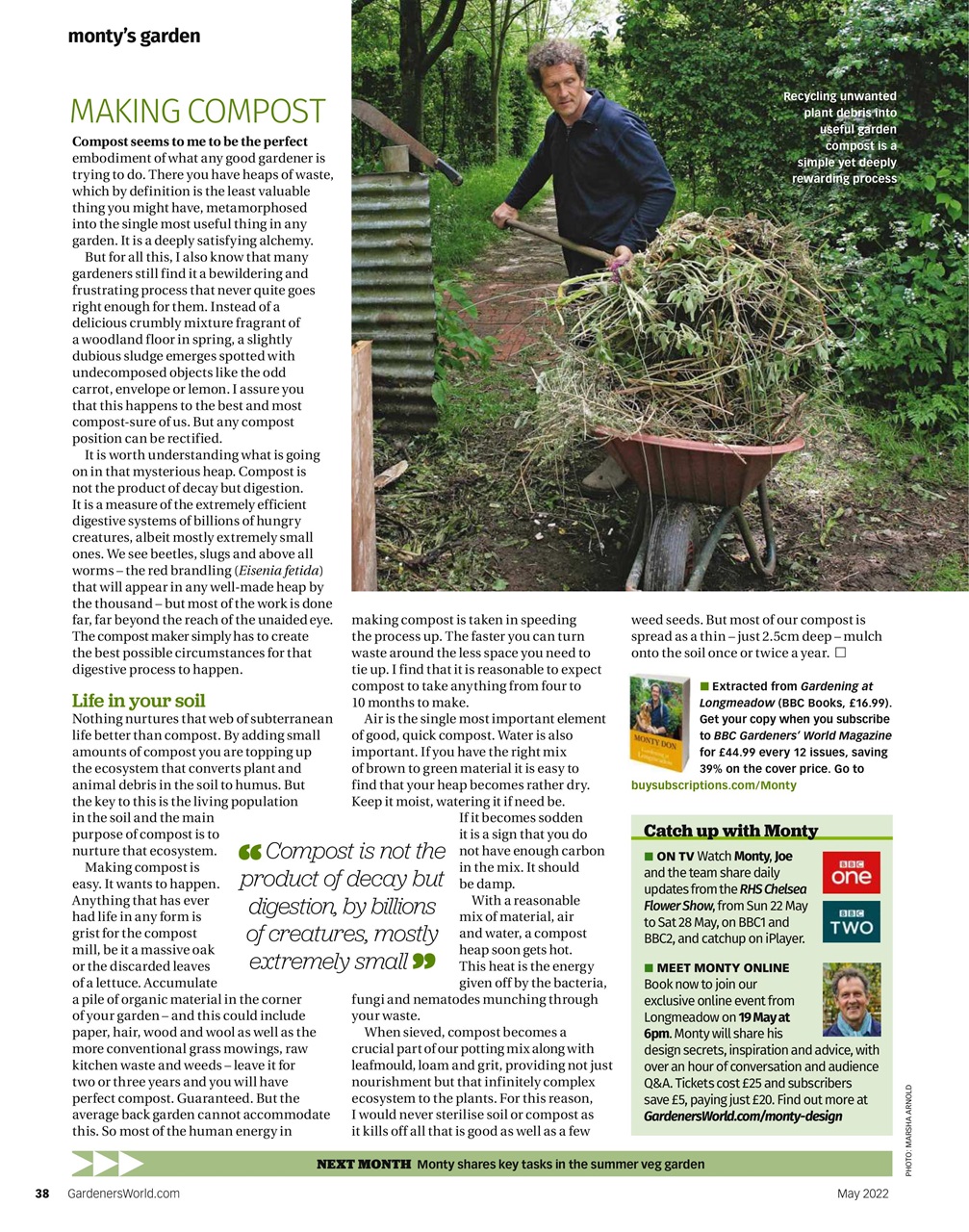 BBC Gardeners’ World Magazine Preview Pages